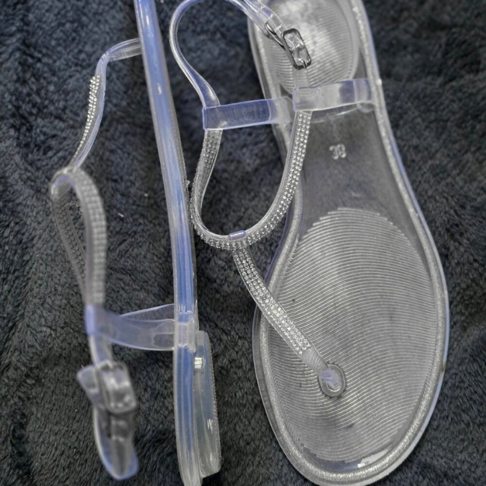 Clear Thong sandals